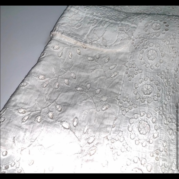 NEW Tularosa Eyelet White Mini Dress Women's Size Medium - Picture 7 of 7